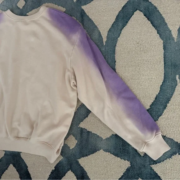 Wild Fable Cream Sweatshirt with Lavender Dip-Dye Shoulders - Picture 15 of 15